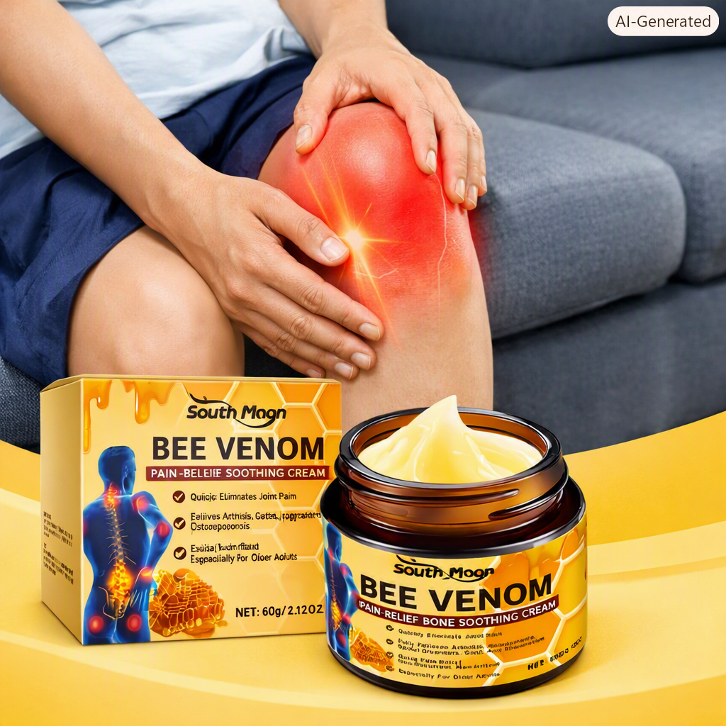 South Moon Bee Venom Pain Relief Soothing Cream 60g | Natural Joint & Arthritis Relief | UAE