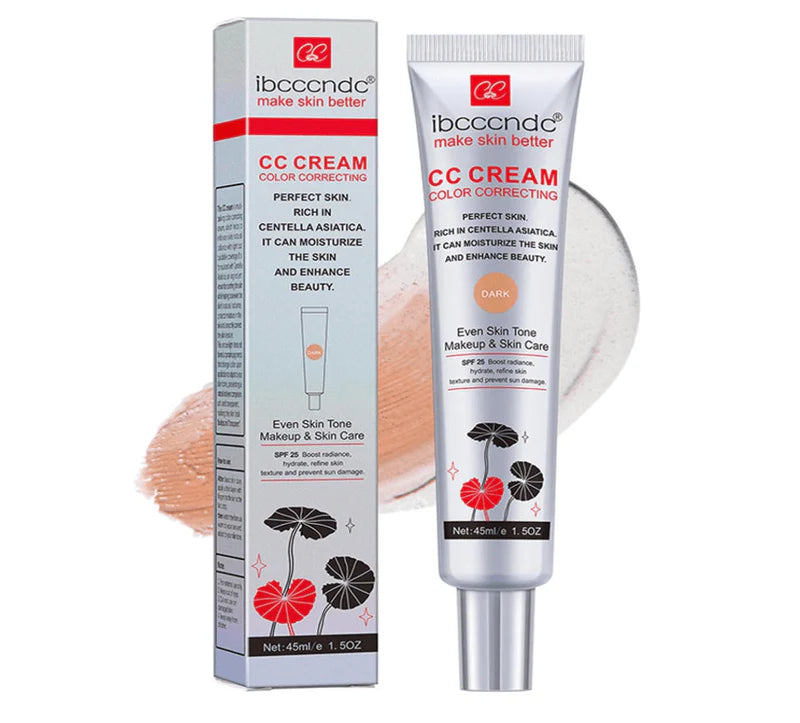 IBCCNDC CC Cream SPF-25 (Dark) 45ml | Color Correcting Foundation with Sun Protection | UAE