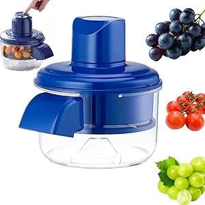 Manual Fruit and Vegetable Peeler with transparent collection bowl - professional kitchen tool for fast food preparation
